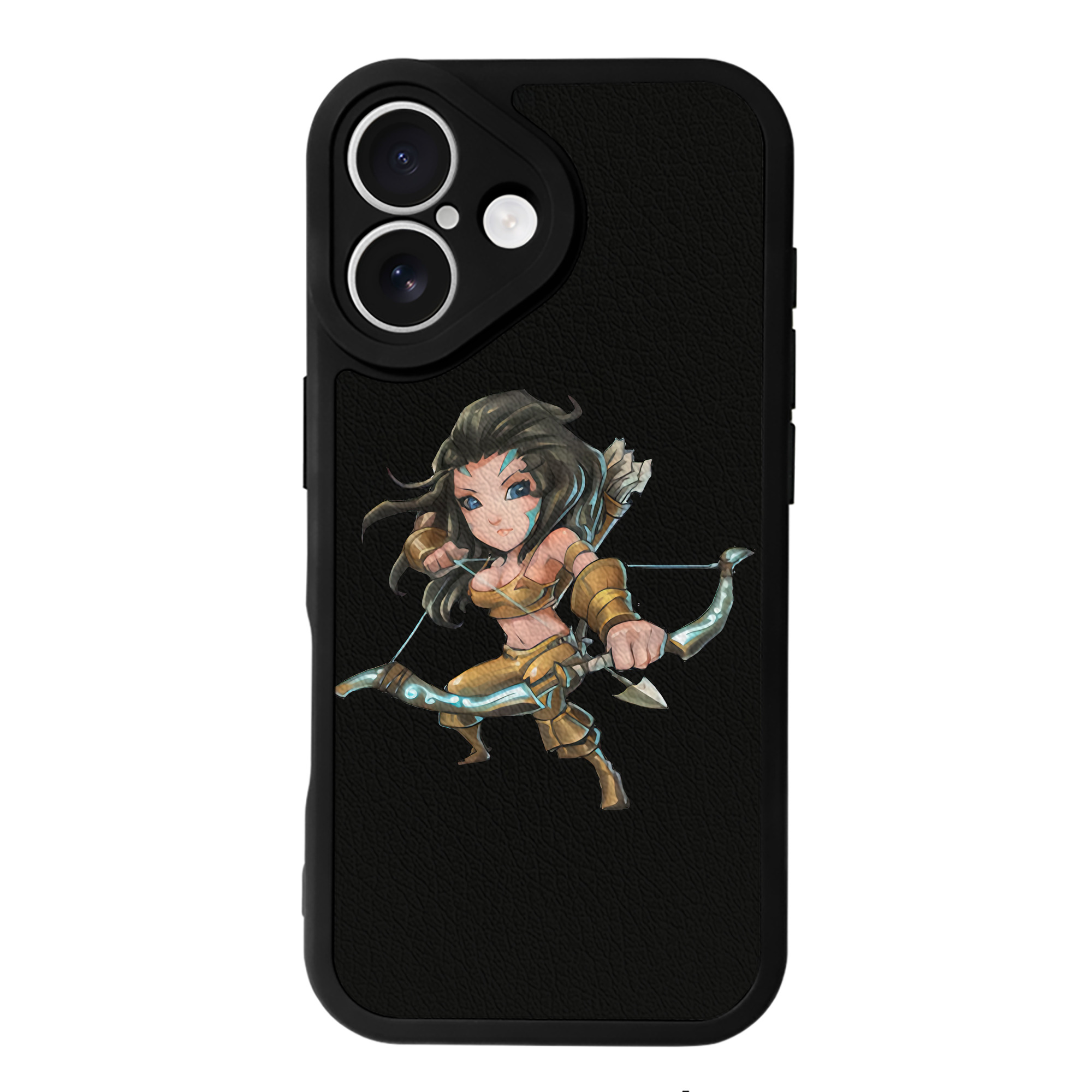 （画像用） リーグ・オブ・レジェンド League of Legends LOL 【iPhone 16シリーズ対応】シリコンスマホケース（レザー調） 材質：シリコン